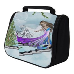 Cute Fairy Dancing On A Piano Full Print Travel Pouch (small) by FantasyWorld7