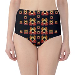 Sweets And  Candy As Decorative Classic High-waist Bikini Bottoms by pepitasart