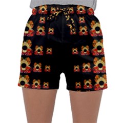 Sweets And  Candy As Decorative Sleepwear Shorts by pepitasart