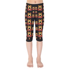 Sweets And  Candy As Decorative Kids  Capri Leggings  by pepitasart