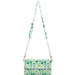 Leaves Green Modern Pattern Naive Retro Leaf Organic Mini Crossbody Handbag by genx