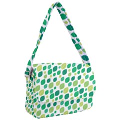 Leaves Green Modern Pattern Naive Retro Leaf Organic Courier Bag by genx