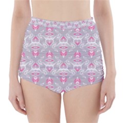 Seamless Pattern Background High-waisted Bikini Bottoms