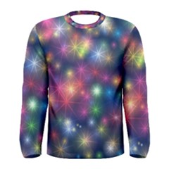 Abstract Background Graphic Space Men s Long Sleeve Tee by Bajindul