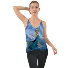 Cute Fairy In The Sky Chiffon Cami by FantasyWorld7