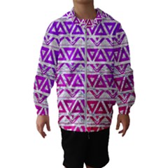 Fancy Tribal Pattern Kids  Hooded Windbreaker