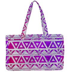 Fancy Tribal Pattern Canvas Work Bag