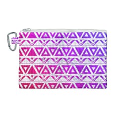 Fancy Tribal Pattern Canvas Cosmetic Bag (Large)