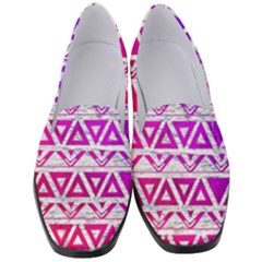 Fancy Tribal Pattern Women s Classic Loafer Heels