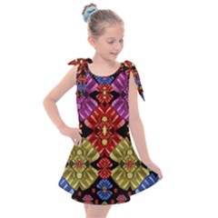 Candy To Sweetest Festive Love Kids  Tie Up Tunic Dress by pepitasart