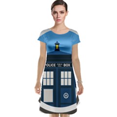 Doctor Who Tardis Cap Sleeve Nightdress by Sudhe