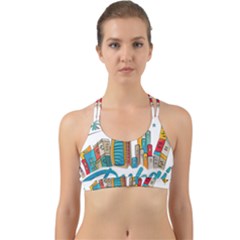 Burj Khalifa Skyline Clip Art Drawing Comic World Back Web Sports Bra