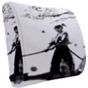 Japan Samurai Drawing   Warrior Seat Cushion View2