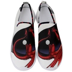 Yin And Yang Chinese Dragon Men s Slip On Sneakers by Sudhe
