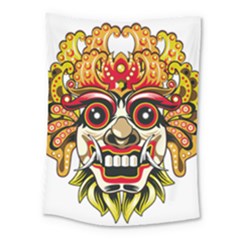 Bali Barong Mask Euclidean Vector Chiefs Face Medium Tapestry