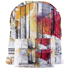 New York City Skyline Vector Illustration Giant Full Print Backpack by Sudhe
