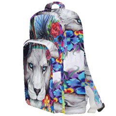 Art Drawing Poster Painting The Lion King Double Compartment Backpack by Sudhe