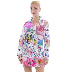 Lovely Pinky Floral Women s Hoodie Dress by wowclothings