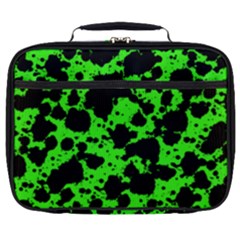 Black And Green Leopard Style Paint Splash Funny Pattern Full Print Lunch Bag by yoursparklingshop