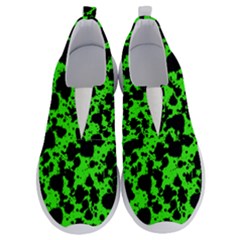 Black And Green Leopard Style Paint Splash Funny Pattern No Lace Lightweight Shoes by yoursparklingshop
