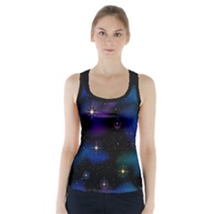 Serene Space Racer Back Sports Top by JadehawksAnD