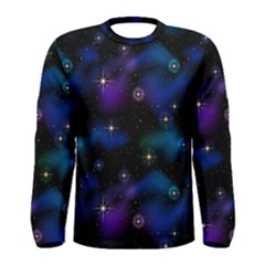 Serene Space Men s Long Sleeve Tee by JadehawksAnD