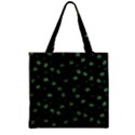 Weed Pattern Zipper Grocery Tote Bag View2