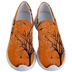 Halloween Illustration Decoration Women s Lightweight Slip Ons by Pakrebo