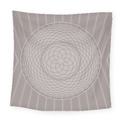 Certificate Rosette Diploma Design Square Tapestry (large)