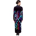 Mosaic Window Rosette Church Glass Turtleneck Maxi Dress View2