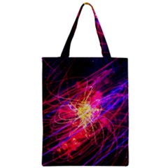 Abstract Cosmos Space Particle Zipper Classic Tote Bag by Pakrebo