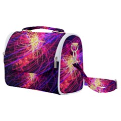 Abstract Cosmos Space Particle Satchel Shoulder Bag by Pakrebo