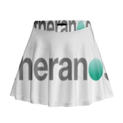 Theranos Logo Mini Flare Skirt by milliahood