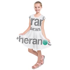 Theranos Logo Kids  Short Sleeve Dress by milliahood