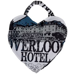 The Overlook Hotel Merch Giant Heart Shaped Tote by milliahood