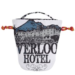 The Overlook Hotel Merch Drawstring Bucket Bag by milliahood