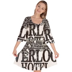 The Overlook Hotel Merch Velour Kimono Dress by milliahood