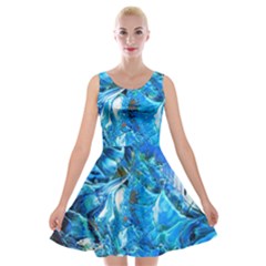 Tropic Velvet Skater Dress