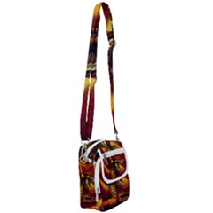 Awesome Dinosaur, Konda In The Night Shoulder Strap Belt Bag by FantasyWorld7