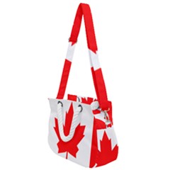 Flag Of Canada, 1964 Rope Handles Shoulder Strap Bag by abbeyz71