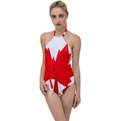Flag Of Canada, 1964 Go With The Flow One Piece Swimsuit by abbeyz71