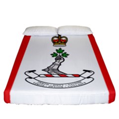 Flag Of Royal Military College Of Canada Fitted Sheet (california King Size) by abbeyz71