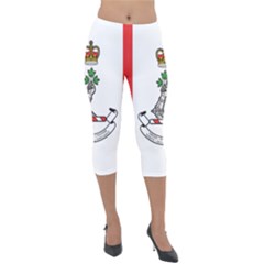 Flag Of Royal Military College Of Canada Lightweight Velour Capri Leggings  by abbeyz71