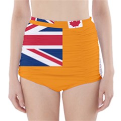 Flag Of Grand Orange Lodge Of Canada High-waisted Bikini Bottoms by abbeyz71