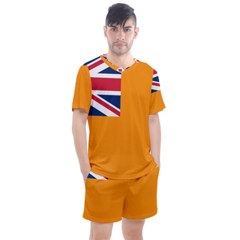 Flag Of Grand Orange Lodge Of Canada Men s Mesh Tee And Shorts Set by abbeyz71