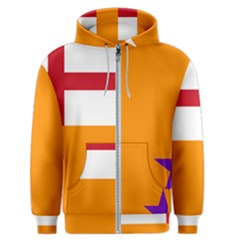 Flag Of The Orange Order Men s Zipper Hoodie by abbeyz71