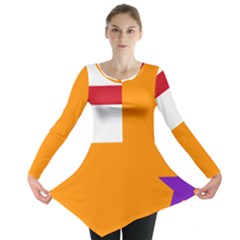 Flag Of The Orange Order Long Sleeve Tunic  by abbeyz71