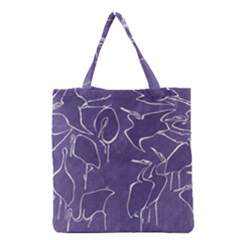 Katsushika Hokusai, Egrets from quick lessons in simplified drawing Grocery Tote Bag