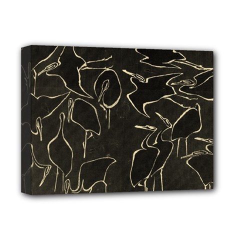 Katsushika Hokusai, Egrets From Quick Lessons In Simplified Drawing Deluxe Canvas 16  X 12  (stretched) 