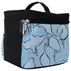 Katsushika Hokusai, Egrets From Quick Lessons In Simplified Drawing Make Up Travel Bag (big) by Valentinaart